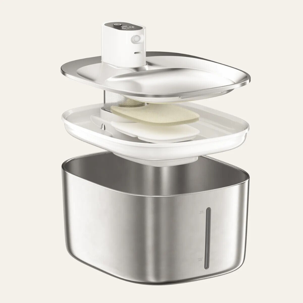 SourceSaine Chat – Fontaine à eau silencieuse pour chats