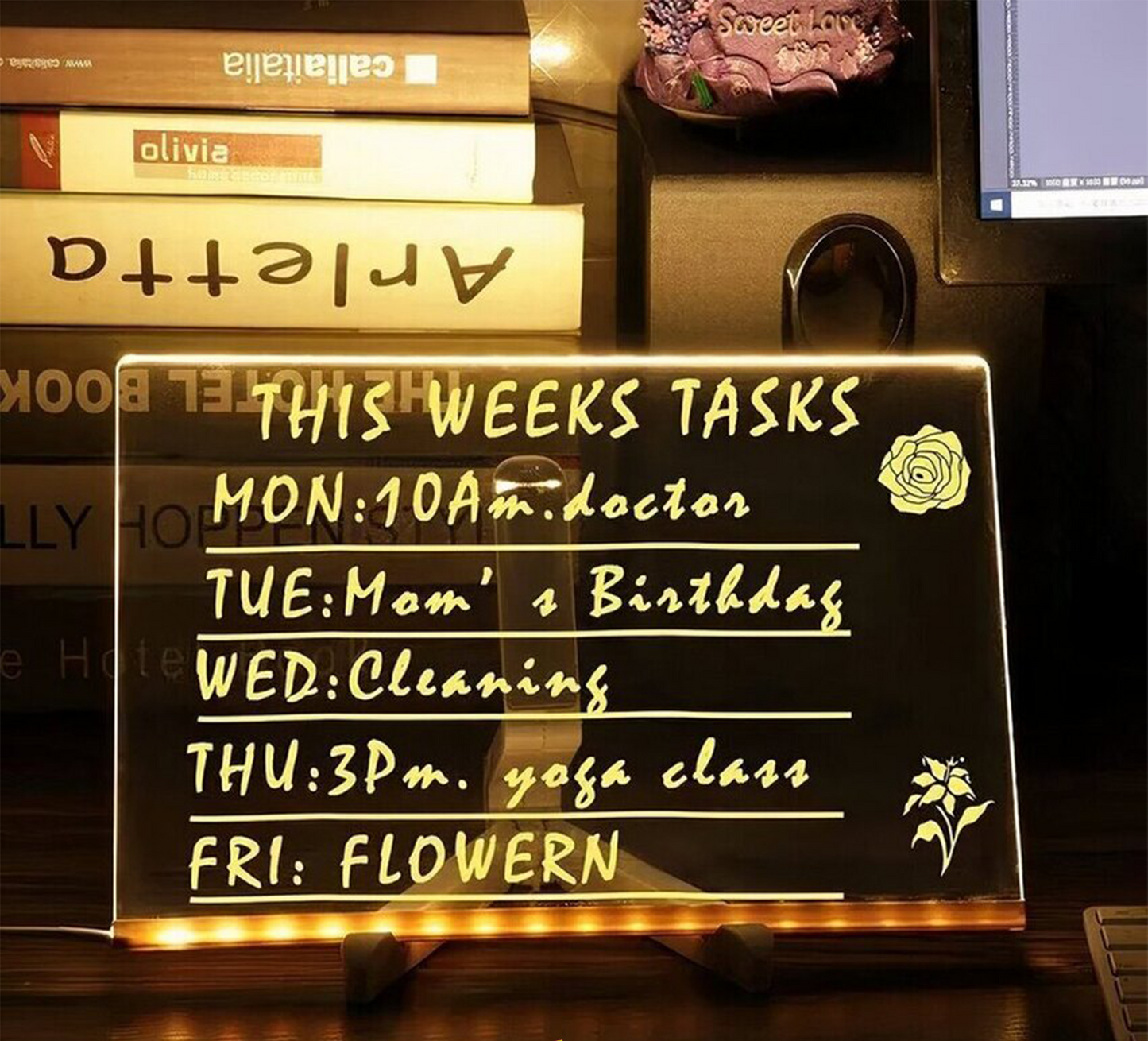 Tableau LumiCréa – Surface lumineuse pour dessiner, écrire et apprendre