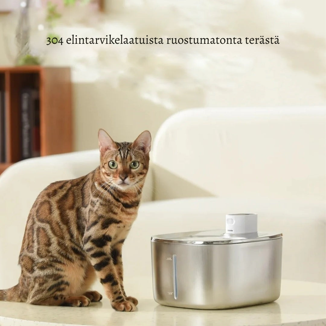 SourceSaine Chat – Fontaine à eau silencieuse pour chats
