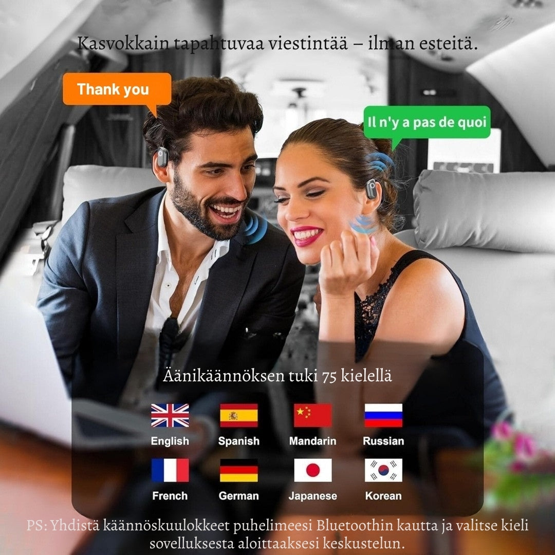 ClairLangue – Écouteurs traducteurs en temps réel