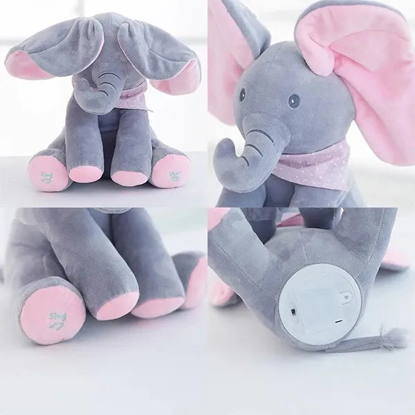 Nounours Mélodie – L’éléphant musical doux et rassurant